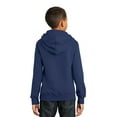 thumbnail image 2 of Port & Company Youth Fan Favorite Fleece Pullover Hooded Sweatshirt-L (Team Navy), 2 of 6