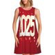 thumbnail image 1 of Balery Happy New 2025 Year Vestidos de verano para mujer con estampado: vestido holgado sin mangas, vestido playero informal y cómodo para días calurosos., 1 of 7