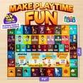 thumbnail image 3 of MOMOTOYS Learning Playmat, Alphabet, Numbers & Animals Playroom Kids Rug, 7.5 ft x 9.5 ft w/ Coloring Book, 3 of 10