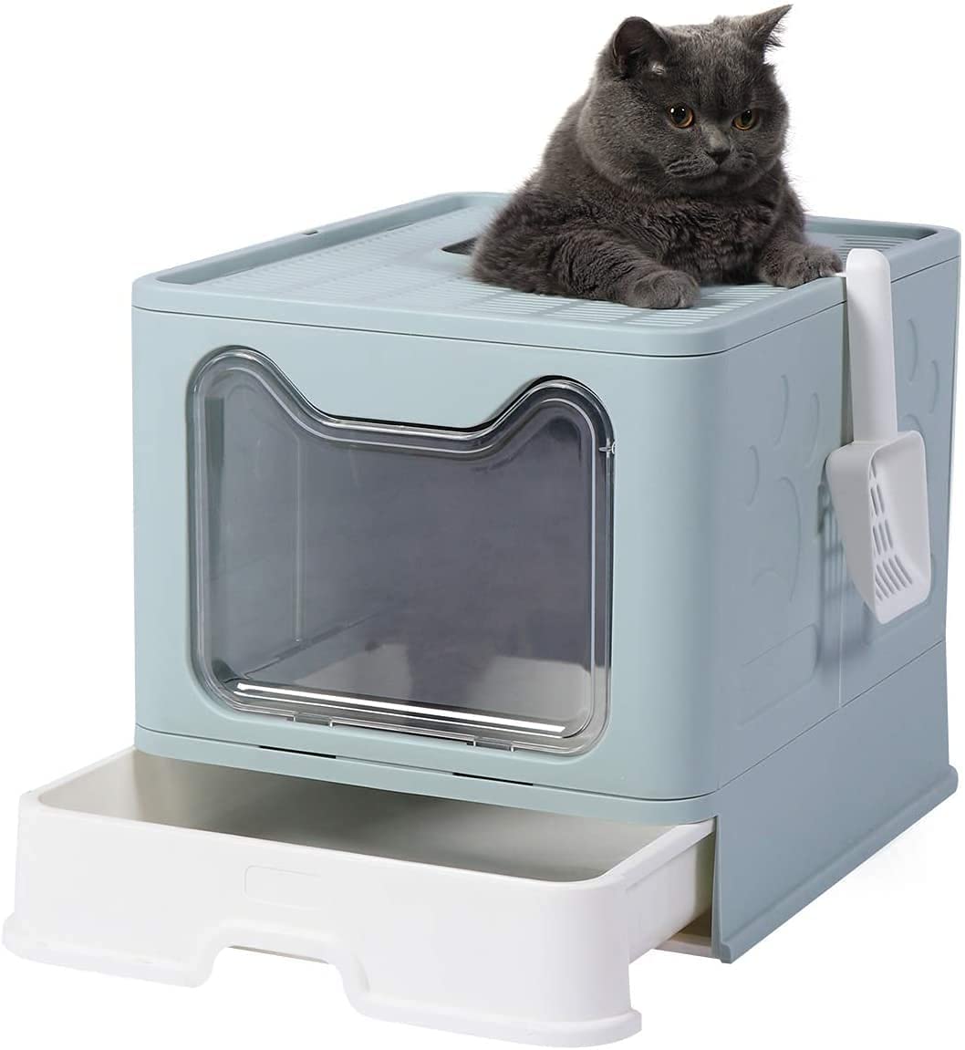 Cat Litter Boxes Litter Boxes for Large Cats Foldable Litter Box Cat