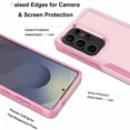 thumbnail image 4 of Samsung Galaxy S25 Plus Case,Sturdy Phone Case for Galaxy S25 Plus 2025 6.7 inch,Njjex Shockproof Protection Heavy Duty Armor Hard Plastic & Rubber Rugged Bumper 2-in-1 Case Cover-Pink, 4 of 6