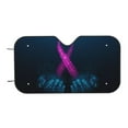 thumbnail image 7 of Fotbe Two Human Hands are Holds Pink Ribbon Awareness Car Windshield Sunshade | Sun Visor Protector Front Window Shade, Keeps Out UV Rays, Keeps Your Vehicle Cool-Medium, 7 of 7
