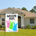 thumbnail image 2 of Welcome Peeps Easter Bunny Garden Flag For Home Outdoor Garden Yard Decor 12x18 Inch, 2 of 5