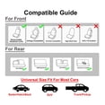 thumbnail image 6 of TIANLAIMEI Car Seat Covers, Full Set Front and Rear Back Seat Cushion Protector, Airbag Compatible, Car Accessories Universal Fit for Most Cars, 6 of 6