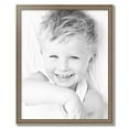 thumbnail image 2 of ArtToFrames 24" x 30" Aged White Gold Picture Frame, 24x30 inch Silver Wood Poster Frame (WOM-2036), 2 Pack, 2 of 7