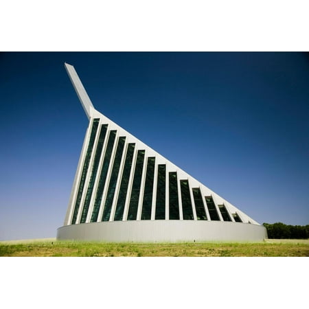 Exterior view of National Museum of the Marine Corps, a tribute to U.S. Marines situated on a 13... Print Wall