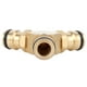 thumbnail image 4 of Conector de Manguera en t de Conexión Rápida de Latón de Primera Adaptador de tubería de Agua 100% Nuevo Hecho de Material de Primera Resistente Al Desgaste, 4 of 7