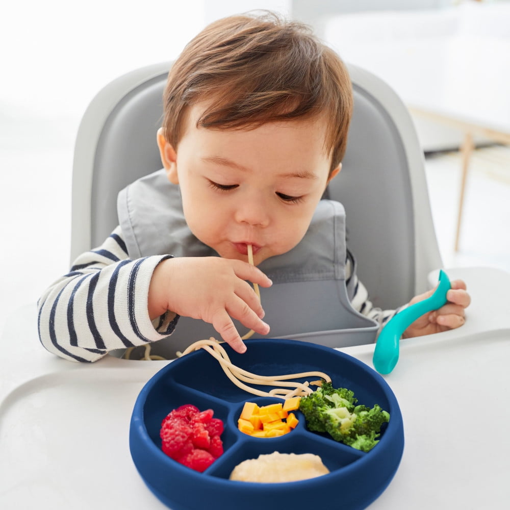 OXO Tot Silicone Plate Navy