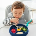 thumbnail image 5 of OXO TOT SILICONE DIVIDED PLATE NAVY, 5 of 5