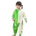 thumbnail image 3 of CUZIBR Kids Unisex Anime Jumpsuits Children Overall For Baby Boy Girl Children Animal Jumpsuits Kids Comfort Dailywear For Toddler,Green,4-5 Years, 3 of 3