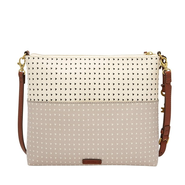 Fossil fiona medium top crossbody