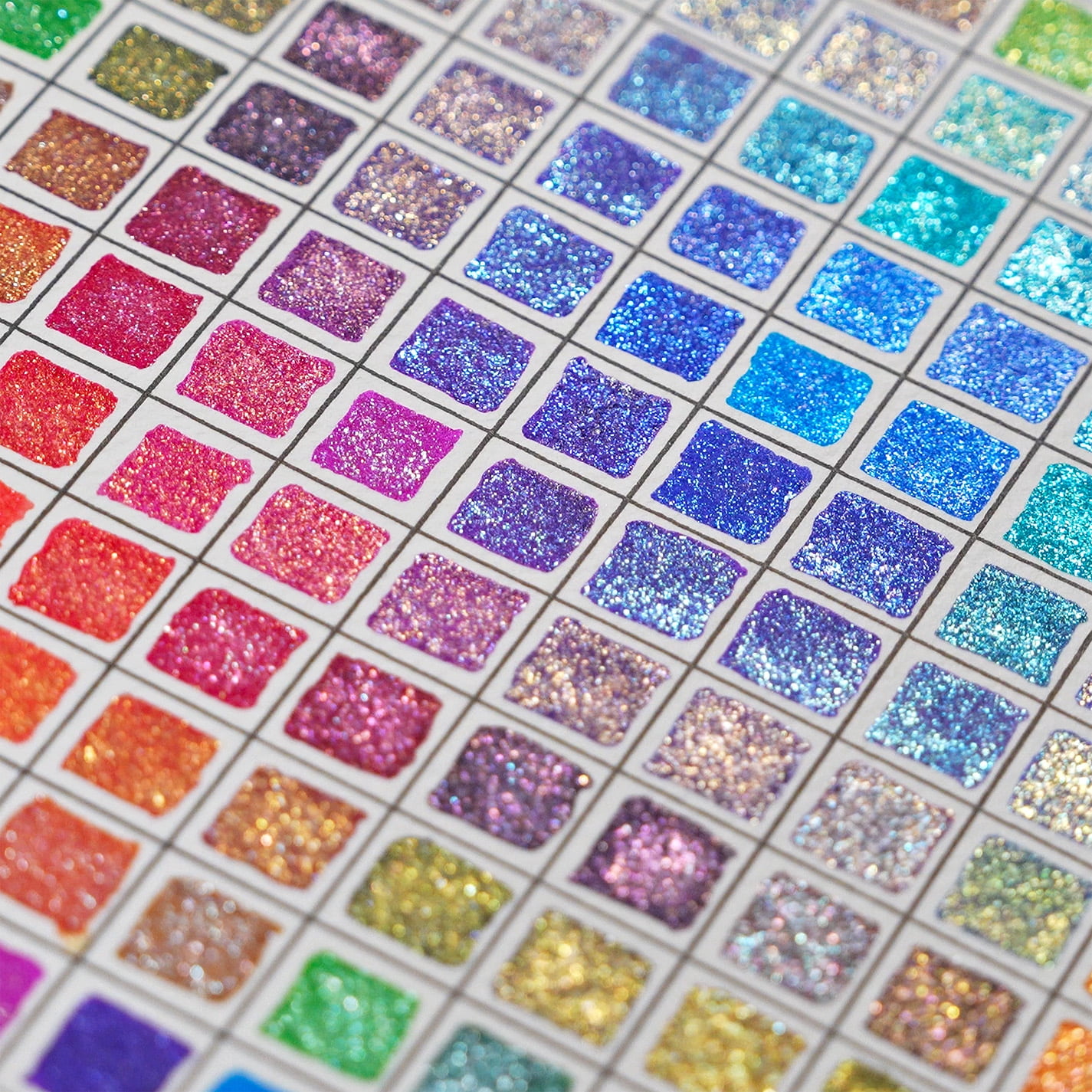 SoHo Urban Artist Glitter Bomb Watercolor Paints - 12 Glitter Watercolor Paint Colors, Semi-Moist, Ultra-Sparkly for Shimmering Mixed-Media Art & Journaling