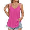 thumbnail image 1 of Camisola Informal con Tirantes Finos, Color Rojo Rosa, Talla L, 1 of 9