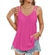 thumbnail image 1 of Camisola Informal con Tirantes Finos, Color Rosa Rojo, Talla Xl, 1 of 9
