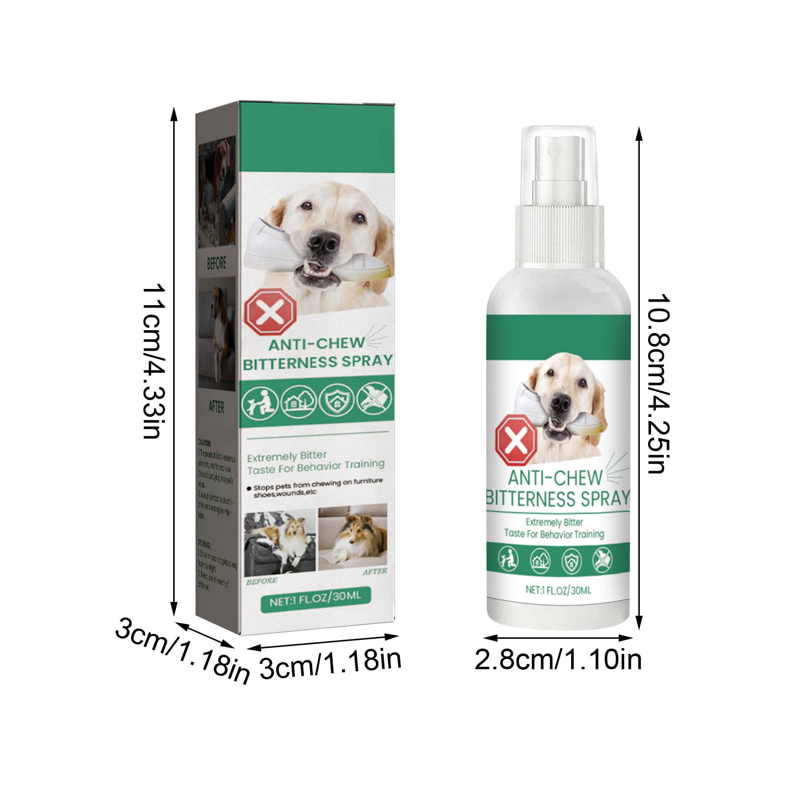 Dog Claw Anti Chewing Bitter Spray 30ml Walmart