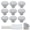 Gray, variant on 10Pack Ceramic Cabinet Knobs, 1.26Inch/32mm Sky Blue Round Drawer Dresser Knob Pulls Handle with Screws, for Kitchen Cupboards, Wardrobes, Children's Rooms, Bedroom Furniture & Office Desks