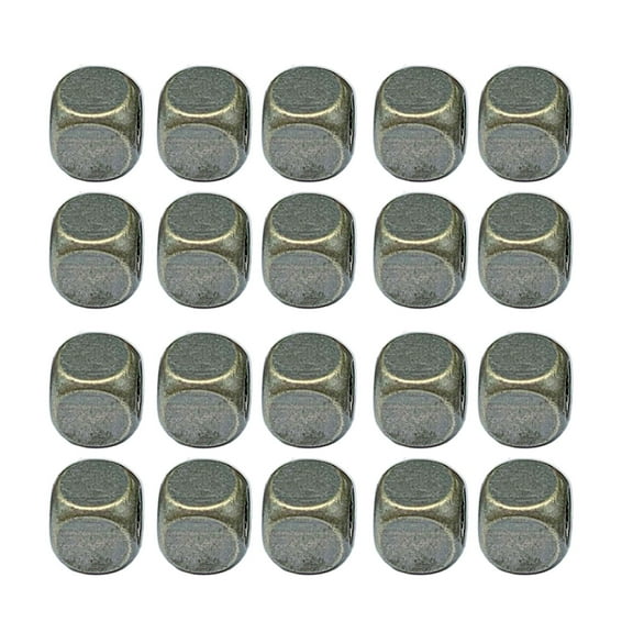 UNTERING Bead Pack of 20 Strain Isolate Brass Beads Accessories Round/Square Paracord Lanyard Beads for Jewelry Making