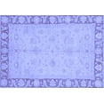 thumbnail image 1 of Ahgly Company Machine Washable Indoor Rectangle Oriental Blue Traditional Area Rugs, 2' x 4', 1 of 4
