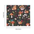 thumbnail image 3 of Pofeuu Mushroom With Snails Print Wall Tapestry Decoration Wall Hanging Tapestry 60 x 51 Inch, 3 of 6