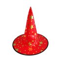 thumbnail image 2 of Déguisement d'Halloween Fille Robe et Chapeau de Sorcière Ensembles de Tenue de Cosplay (Rouge,140cm), 2 of 6