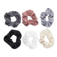 thumbnail image 4 of (5 pack) Scunci No Damage Thermal Scrunchies - Lavender/Neutral - All Hair - 6-Count, 4 of 6