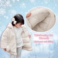 thumbnail image 4 of Coerni Toddler Baby Girls Faux Coats Winter Fleece Jacket Warm Clothes Bunny Rabbit Ear Full Zip Hooded Outwear 1-6 Years, 4 of 7