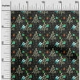 thumbnail image 1 of oneOone Polyester Spandex Black Fabric Merry Christmas Fabric For Sewing Printed Craft Fabric By The Yard 56 Inch Wide-VXA, 1 of 1