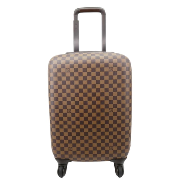 Pre-Owned Louis Vuitton Zephyr 55 Damier Ebene Rolling Suitcase Luggage Brown