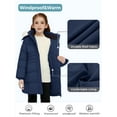 thumbnail image 6 of Wantdo Big Girl's Winter Coat Quilted Winter Jacket Padded Puffer Jacket Waterproof Jacket Navy 18/20, 6 of 9