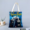 thumbnail image 2 of The Addams Family Bolso de tela con estampado de lienzo para mujer, bolsa de compras reutilizable y estética, con cremallera interior, regalo para mujer,40*45cm., 2 of 6