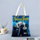 thumbnail image 2 of The Addams Family Bolso de tela con estampado de lienzo para mujer, bolsa de compras reutilizable y estética, con cremallera interior, regalo para mujer,38*45cm., 2 of 6