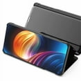 thumbnail image 4 of For Samsung Galaxy S23+ 5G Plated Mirror Leather Phone Case with Holder, 4 of 5
