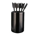 thumbnail image 2 of HEVIRGO 1 Set Stirring Rods Anti-rust Washable Stable Sturdy Stainless Steel Mixing Spoon Stir Bars for Home,Black, 2 of 10