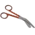 thumbnail image 2 of Lister Bandage Scissors 5.5" Stainless Steel for Nurses with Orange Paws Handle, 2 of 6
