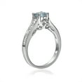 thumbnail image 5 of Gin & Grace 14KT WG Aquamarine and diamond accent Ring, 5 of 6