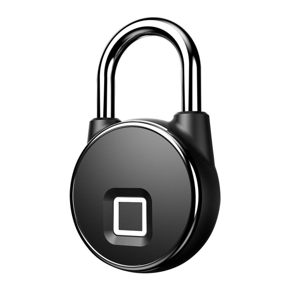 Fingerprint Lock Office Cabinet Silver Lock Security Safe Guard Anti-theft Mini 