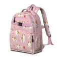 thumbnail image 2 of Aesthetic Watercolor Dog Backpack - Durable School Bag, 2 of 5