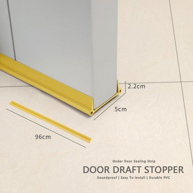 96CM Under Door Bottom Sealing Strip Waterproof Seal Strip Noise Stopper Insulator