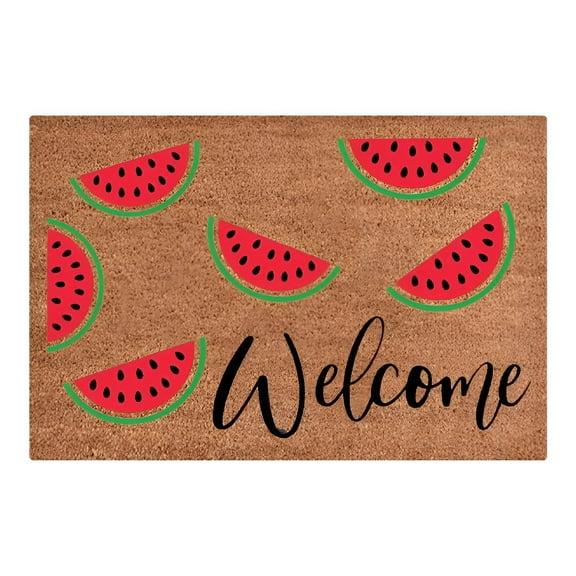 RLESO 2026 New 16X24In Summer Welcome Sign Hello Sunshine Doormat Spring Outdoor Door Mat House Mats Outdoor Spring Front Door Mat Spring Outdoor Rug Front Patio Decor Front Door Mat Outside Mat