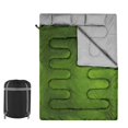 thumbnail image 2 of Riforla Double Camping Sleeping Bag for Couples: Thickened Detachable and Connectable Enjoy Outdoor Romance Camping & Hiking D, 2 of 6