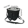 thumbnail image 2 of 4 Compartment Water Bottle Carrier Bag Family Size with Divider Large Capacity Crossbody Drink Caddy for Hiking Travel, 2 of 5