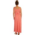 thumbnail image 3 of Hurley Womens Monroe High Slit Blouson Maxi Dress peachblossom S, 3 of 5