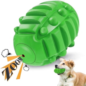 Pet Deluxe Squeaky Rugby Ball Toy for Large Dogs
