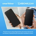 thumbnail image 4 of CarbonKlean SmartKlear Smart Phone Screen Cleaner - for iPhones, Androids, and More - Cleaner with Carbon Microfiber Tech - Black Rubber and Electroplated Gold - 1 Count, 4 of 4