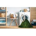 thumbnail image 2 of Ahgly Company Machine Washable Indoor Round Transitional Night Black Area Rugs, 4' Round, 2 of 7
