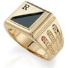Keepsake Personalized Family Jewelry Treasures Men's Ring available in 10kt and 14kt Yellow and White Gold