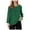 Green, variant on Women's Casual Point Sleeve V Neck Slim Solid Color T Shirt Long Sleeve Top Loose T Shirts Women Solid Tee Teen T Shirt Tech Apparel Striped Tee Women T Shirts Long Sleeve Women Long Sleeve for Women