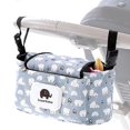 thumbnail image 2 of Bolsa organizadora para cochecito de bebé, bolsa de pañales de mamá con gancho para cochecito de bebé, impermeable, accesorios para cochecito de gran capacidad, pañal de viaje, 2 of 5