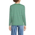 thumbnail image 2 of Lands' End Petite Supima Cotton Long Sleeve Crewneck T-Shirt, 2 of 3