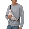 thumbnail image 2 of Pofeuu Vintage Christmas Reindeer Print Sling Bag for Women Men Crossbody Sling Backpack Travel Hiking Chest Bag Daypack, 2 of 7